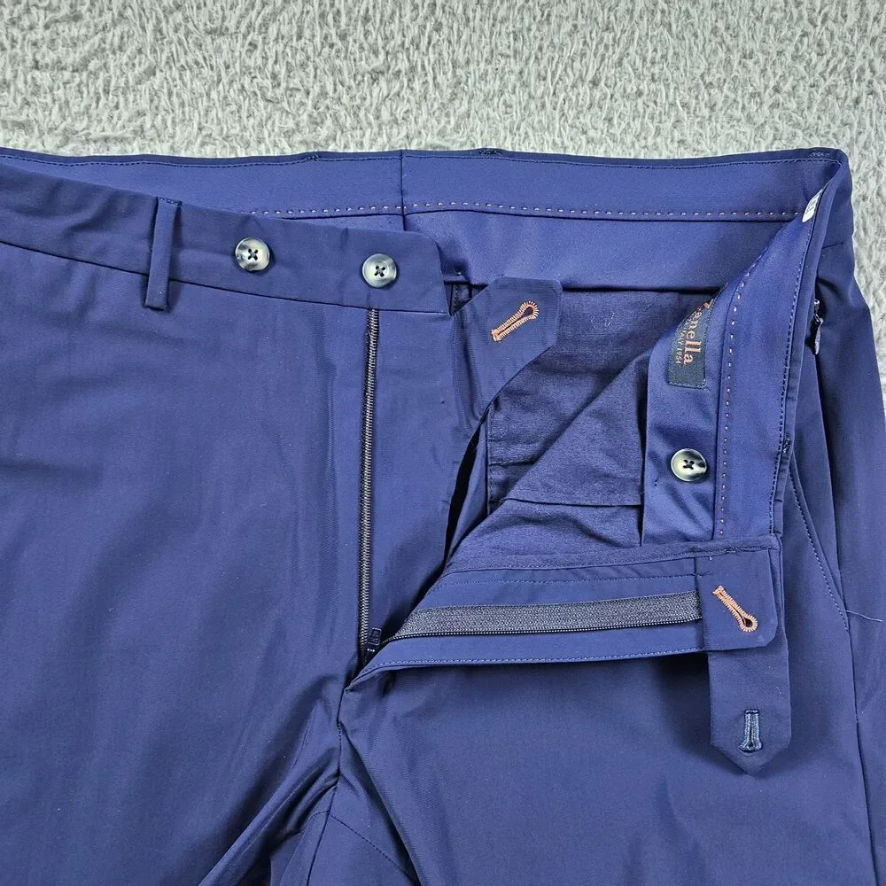 Zanella Active Pants Mens 33x29* Blue Golf Casual Stretch Performance Flex